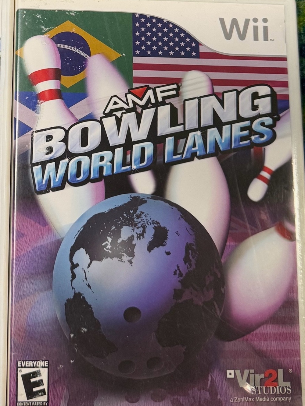 AMF Bowling World Lanes Wii Game - White & Purple